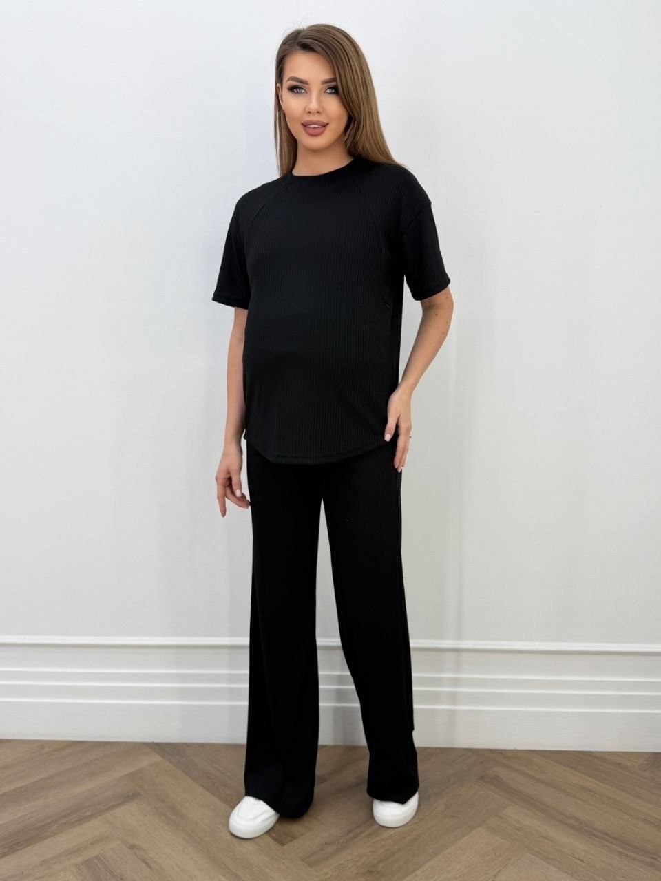 костюм для беременных,костюм для беременных лапша,костюм для беременных женский mamas fantasy 0184в коричневый 46 ru,брючный костюм для беременных,костюм трикотажный