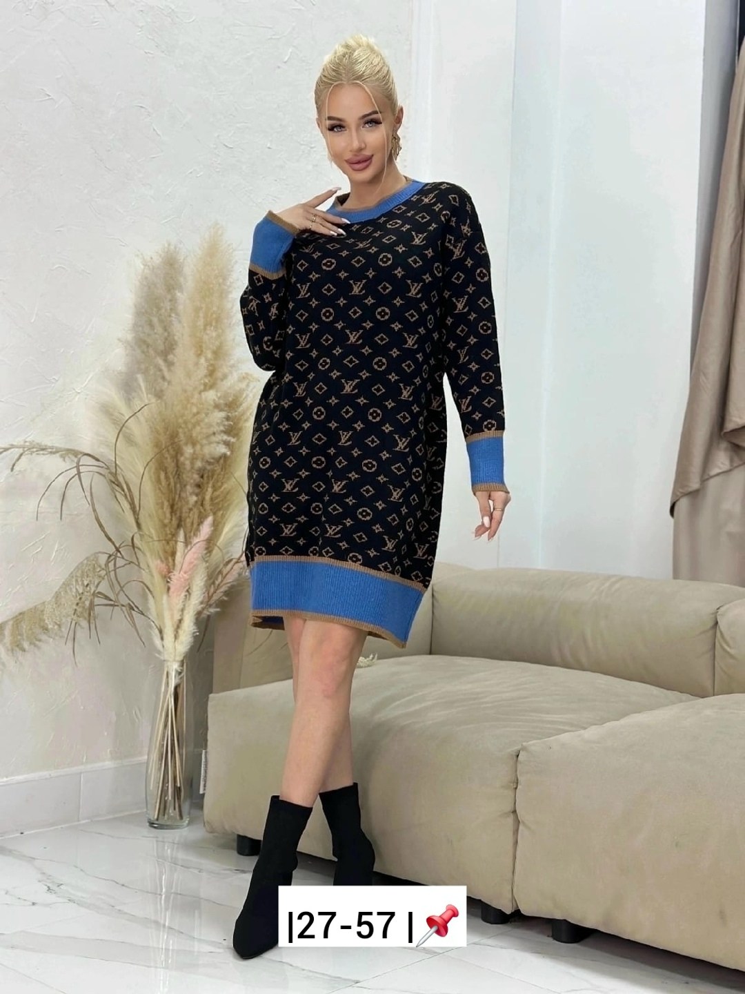 женская туника,платья вязаная,платье женское теплое,женская кофта,туника