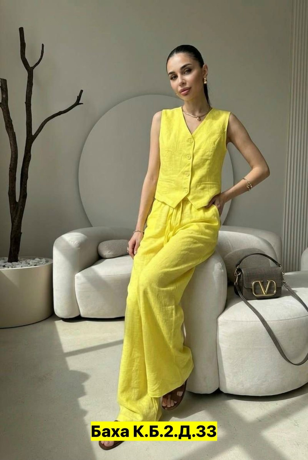 костюм льняной брючный с жилетом much love,брючный костюм из льна,костюм льняной брючный,костюм льняной брючный с жилетом much love 232492298,льняной костюм женский брючный с жилеткой