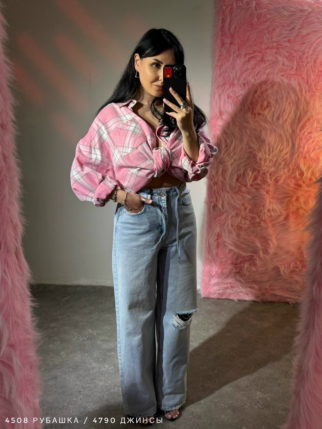 рубашка розовая в клетку оверсайз,рубашка женская в клетку оверсайз lipsi,рубашка женская в клетку оверсайз,женская рубашка в клетку,рубашка в клетку