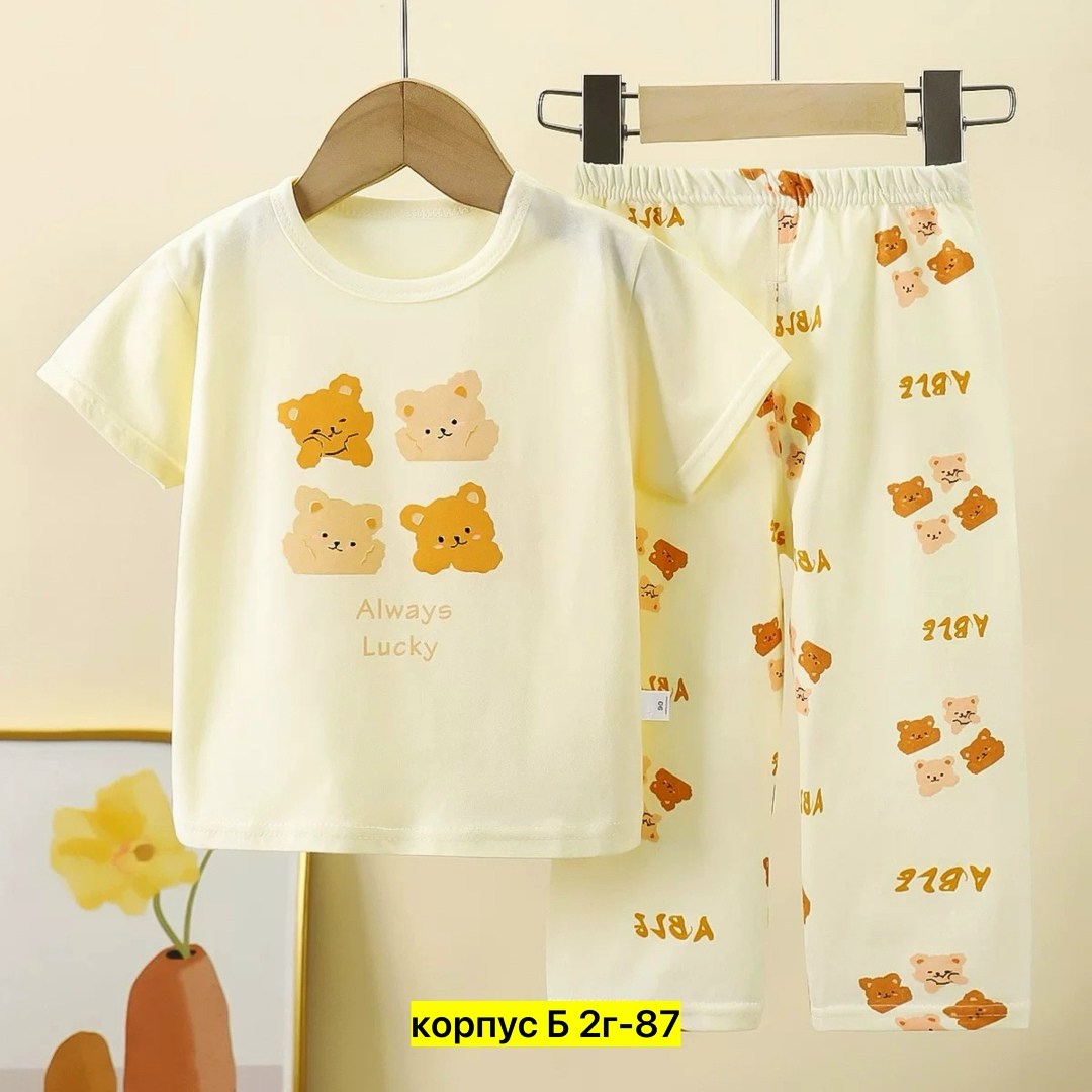 пижама для малыша,комплект одежды для девочек,детская пижама хлопок boo 116,пижамы девочки,пижама из хлопка детская