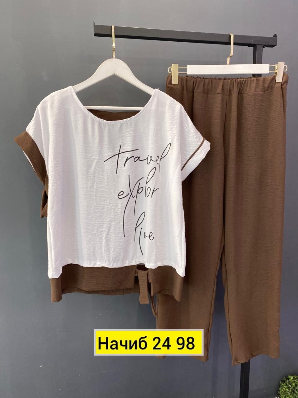 летние костюмы женские,костюм vittoria queen 24783 двойка бирюзовый,летний брючный костюм женский 2025,летний брючный костюм,брючный комплект