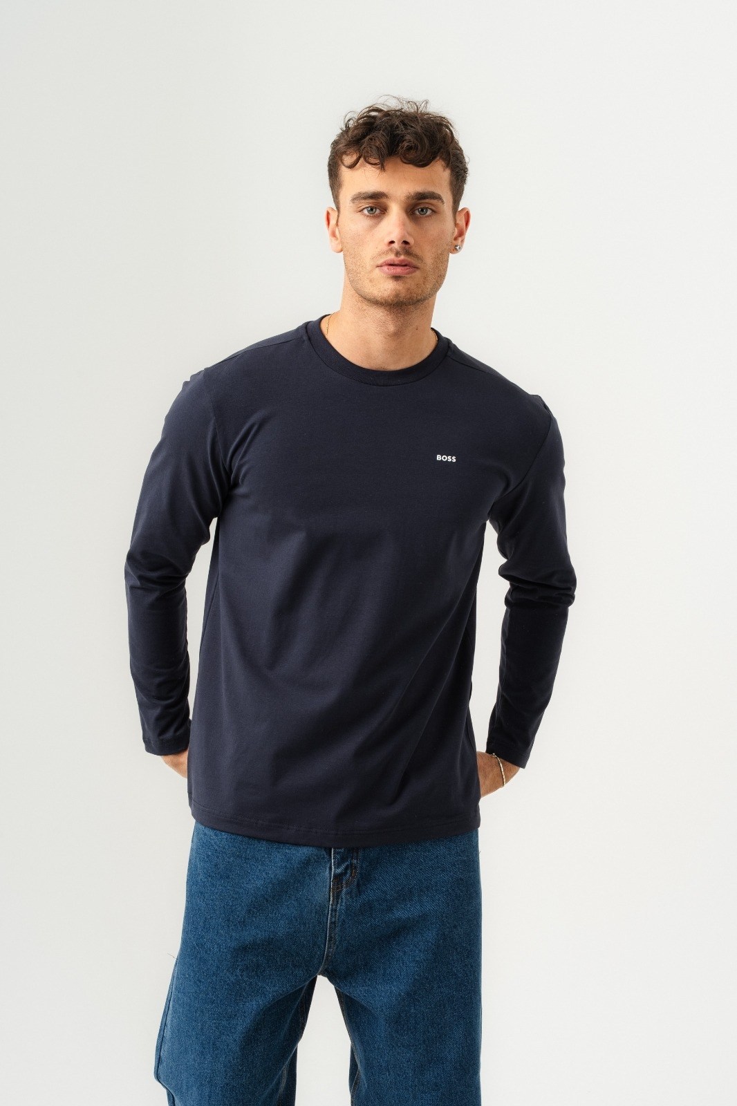 мужской лонгслив,черный лонгслив,лонгслив,лонгслив мужской черный