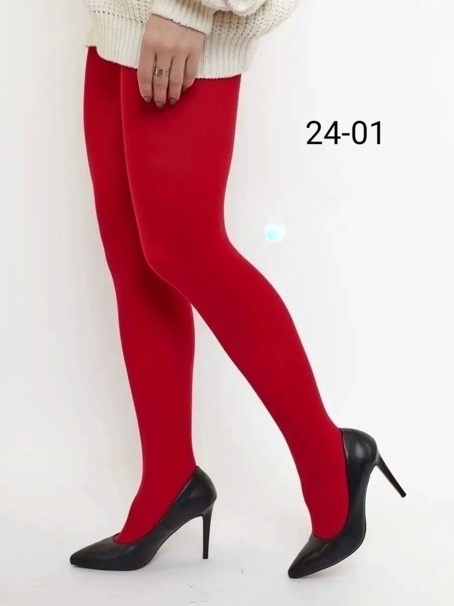 женские цветные плотные колготки из микрофибры,красные колготки,красные колготки плотные mix-колготки,колготки красные однотонные,колготки женские цветные