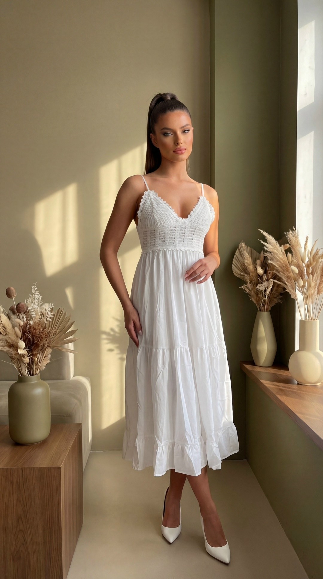 сарафан,белый сарафан,летнее платье,сарафан с кружевами,сарафан женский