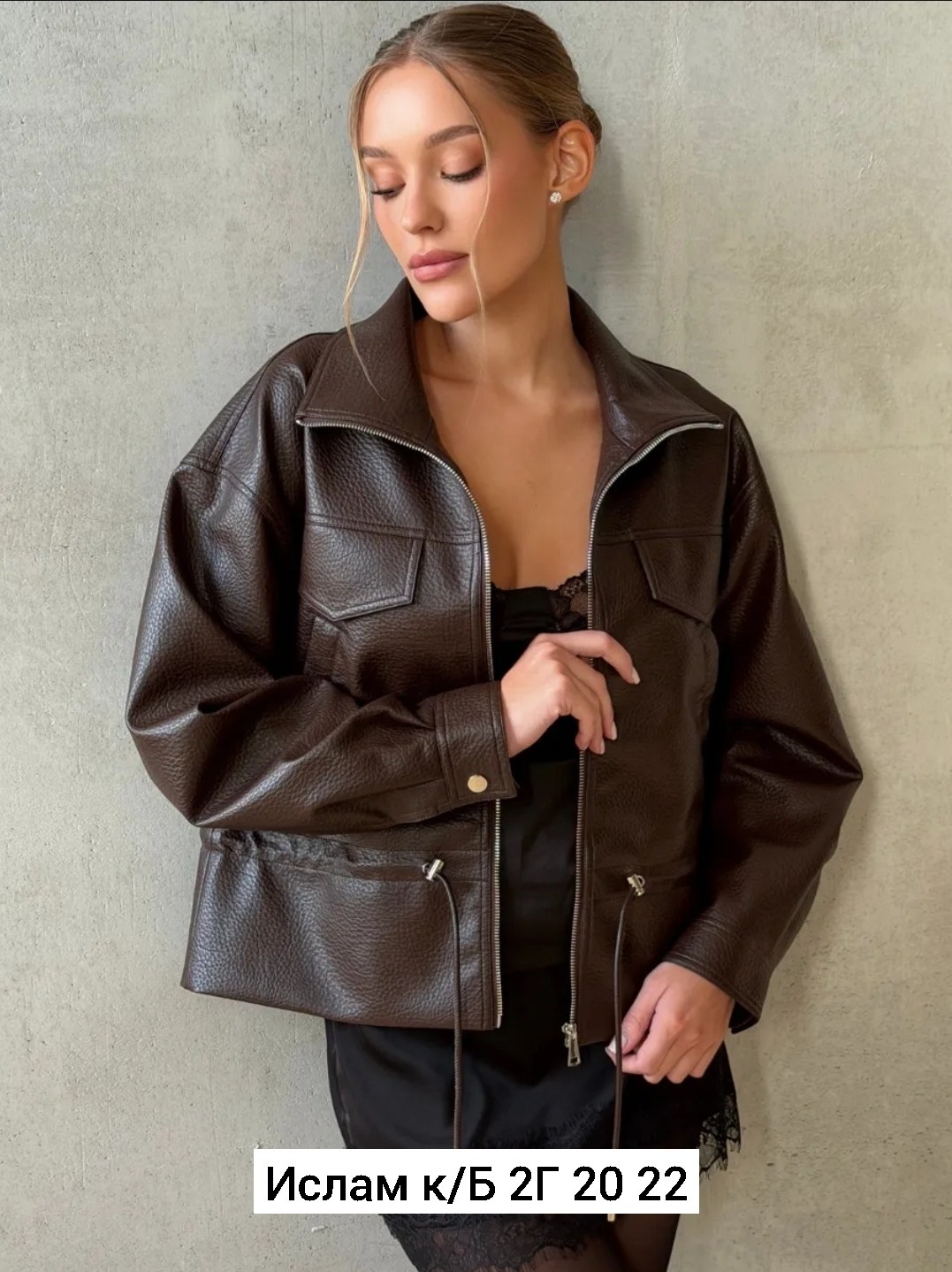 женская кожаная куртка,кожаная куртка,куртка кожаная экокожа karim benjama,куртка бомбер,куртка бомбер из экокожи