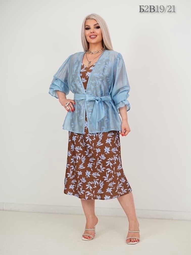 женские костюмы с юбкой,комплект платье,костюм мода юрс,жакет из шифона,