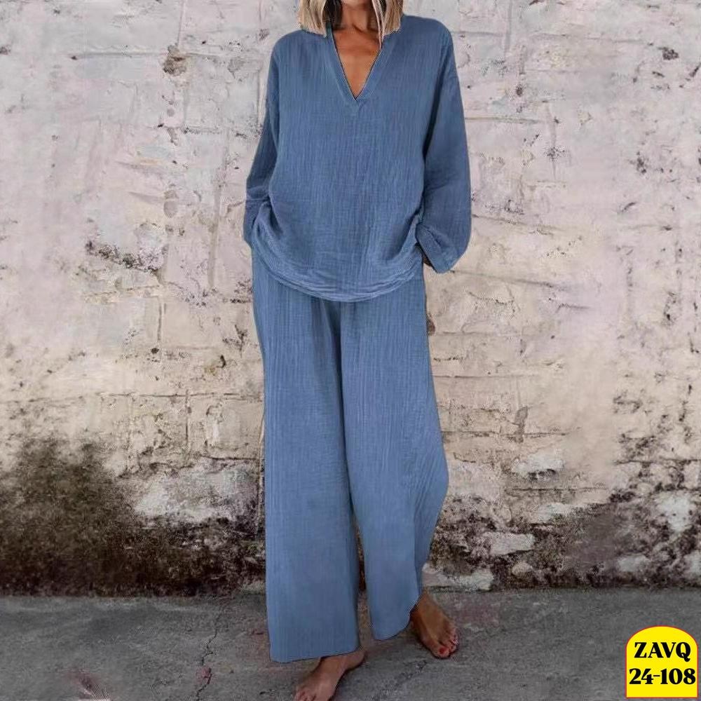 модный однотонный костюм zanzea с длинным рукавом,брючный костюм повседневный,женский модный однотонный костюм zanzea,брючные костюмы для женщин,трикотажные костюмы