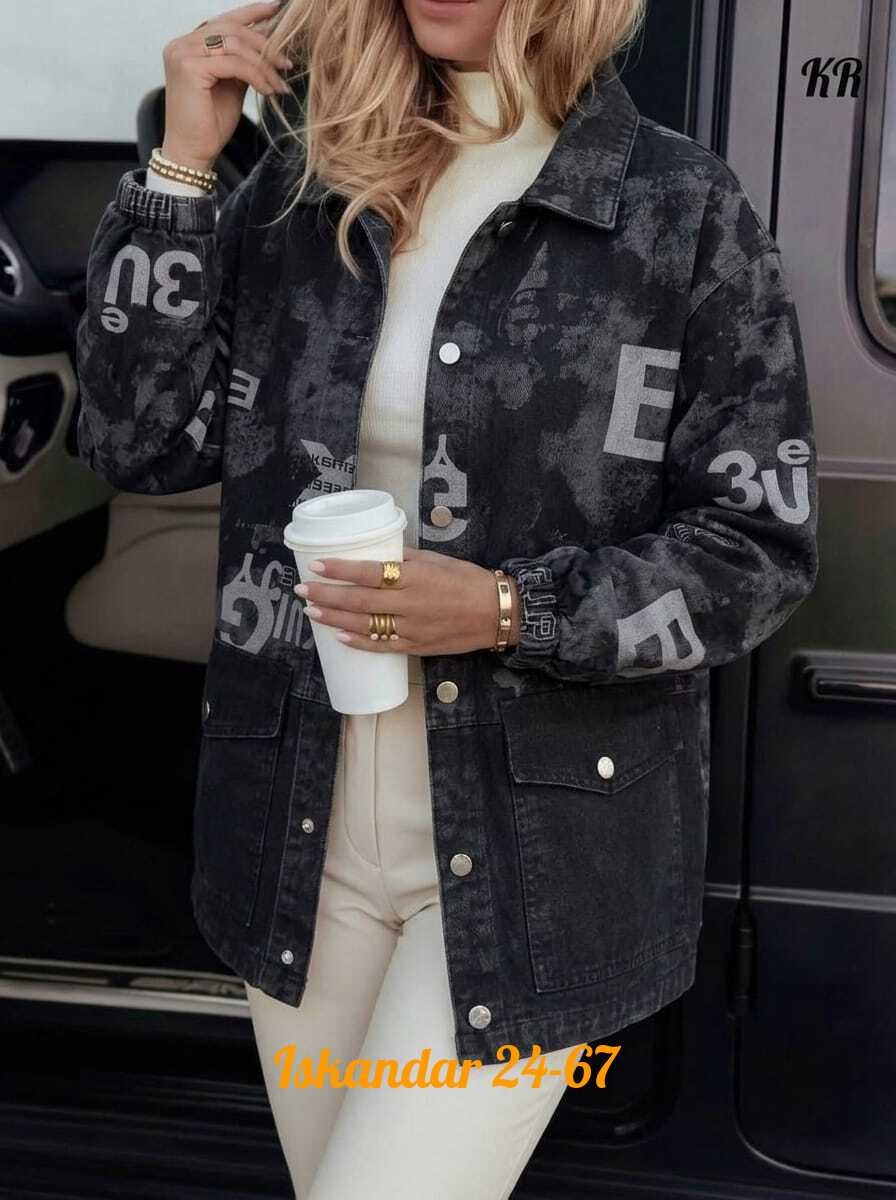 мужская джинсовая куртка,джинсовая куртка,куртка мужская джинсовая с принтом,черная джинсовая куртка с принтом,мужская джинсовая куртка с карманами