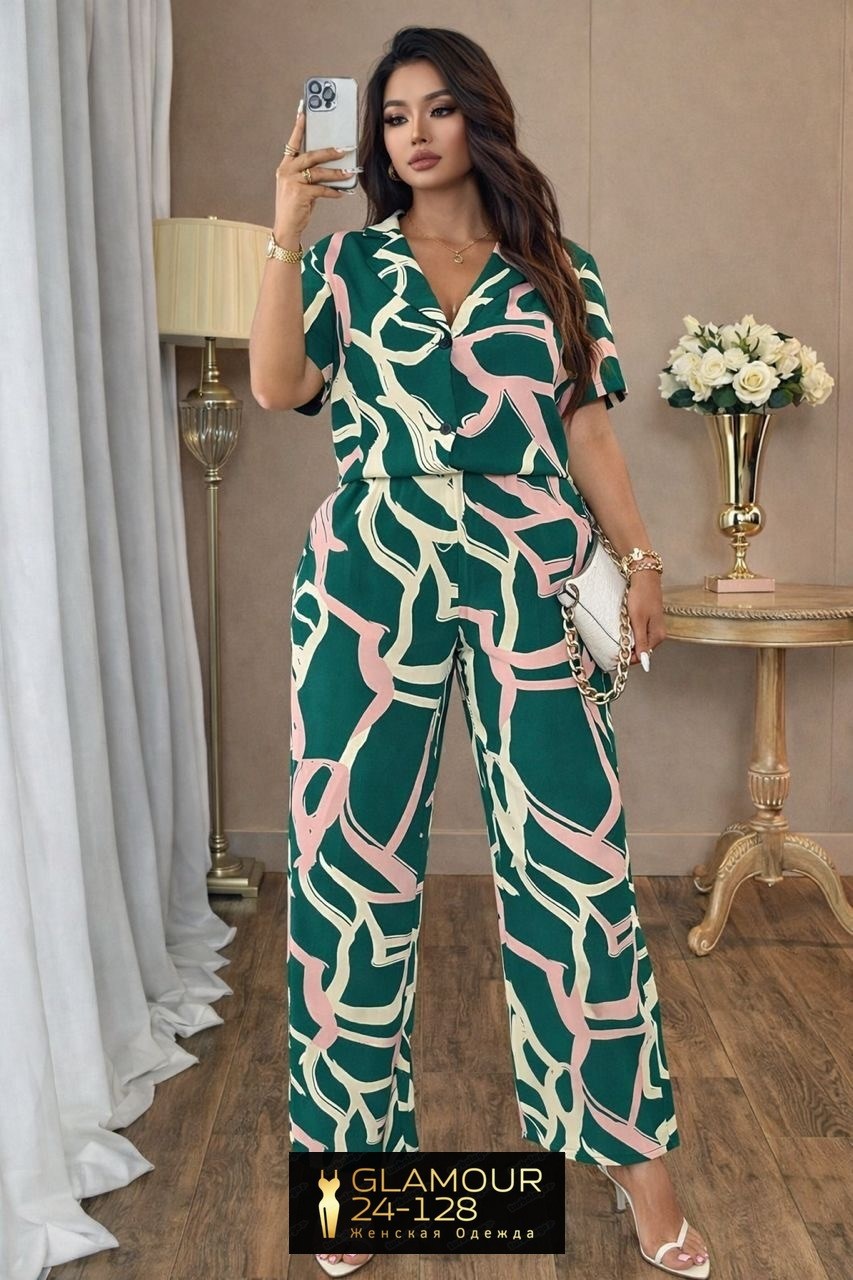костюм женский,брючные костюмы женские,стильные костюмы,женский брючный костюм с принтом,костюм с брюками