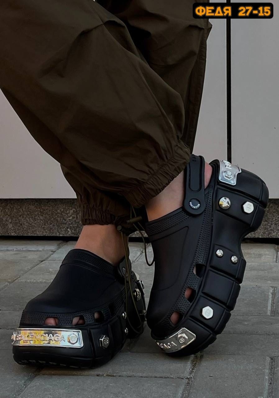 мужские сабо hardcrocs на платформе x crocs balenciaga,сандали balenciaga x crocs hardcrocs черный,balenciaga x crocs,balenciaga x crocs men's hardcrocs platform clogs,balenciaga crocs