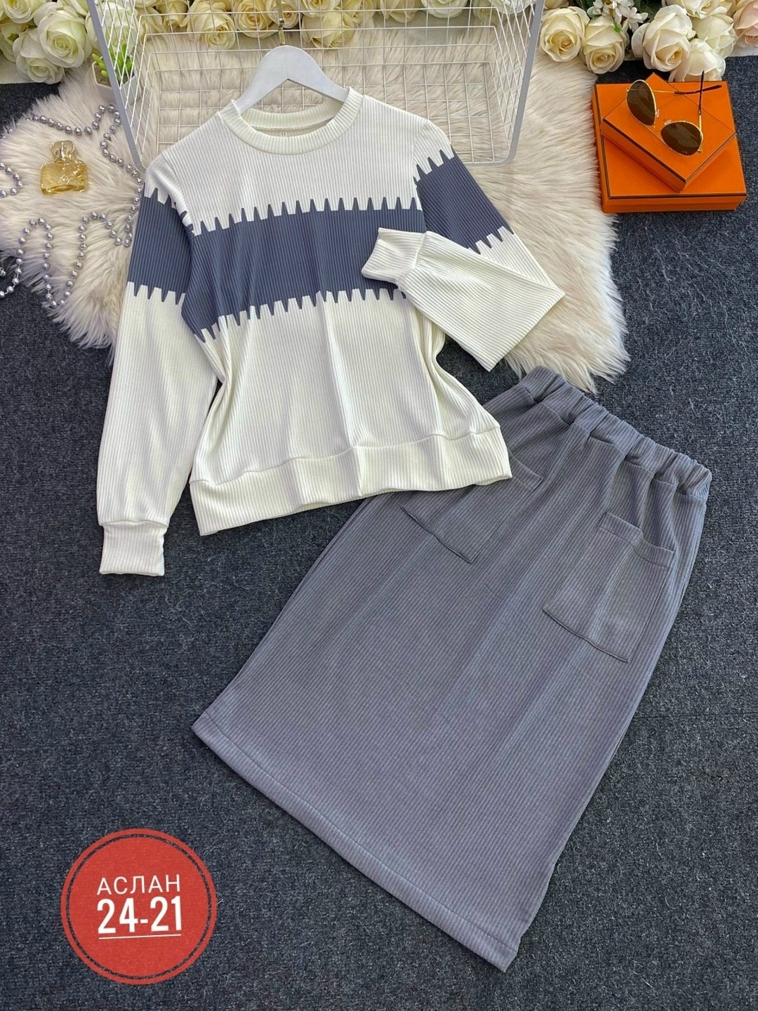 стильный вязаный комплект с юбкой-свитером,вязаный костюм юбка и кофта,вязаный костюм с юбкой,вязаный костюм юбка и кофта женский,трикотажный костюм с юбкой