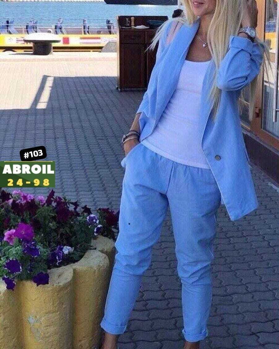 костюм двойка женская,костюм женский летний двойка,костюм женский,костюм двойка лен, летние костюмы женские