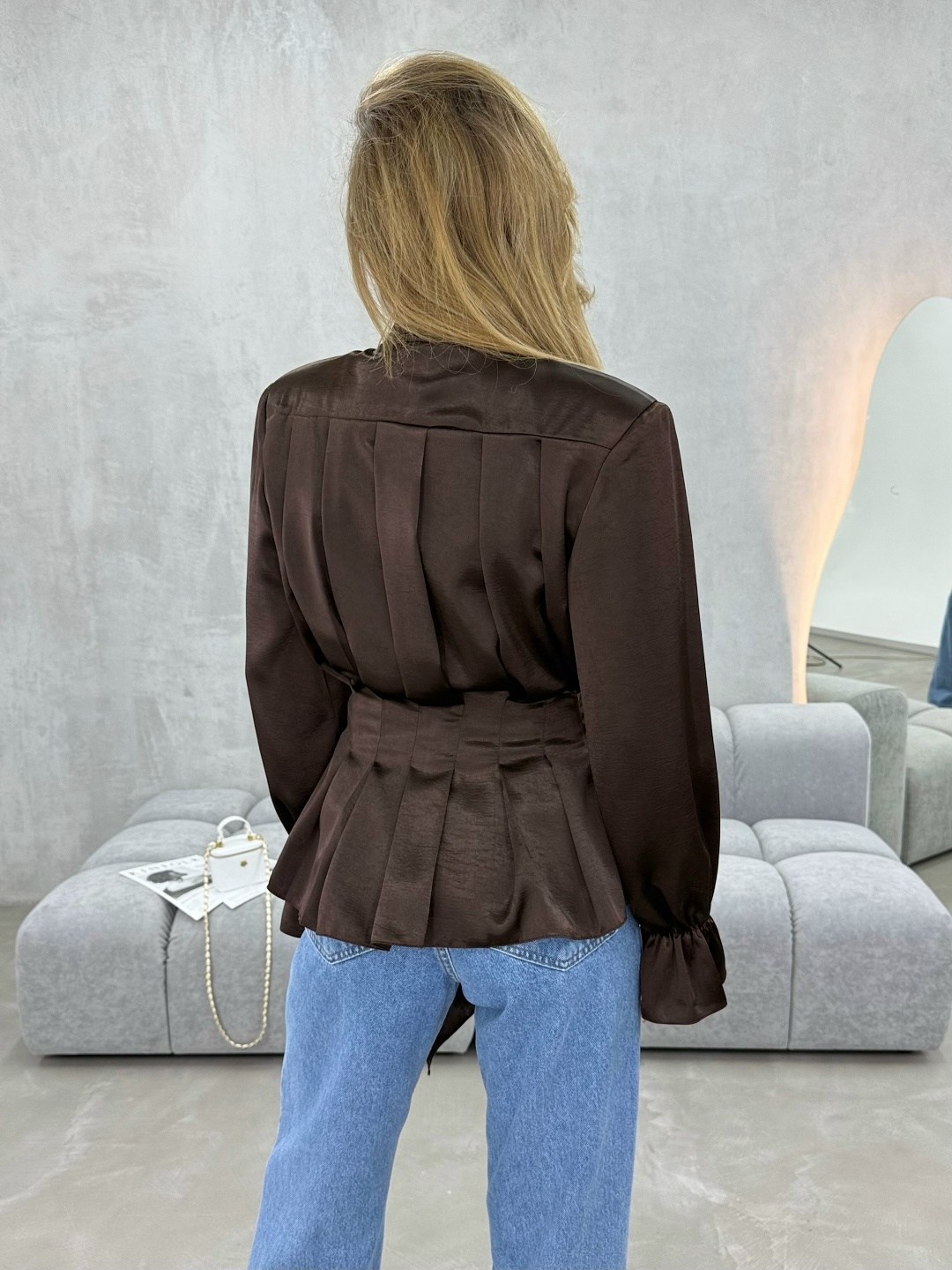 блузка женская,блузка с бантом,блуза,блузка,блуза женская oxilife вечерняя черная 56 ru