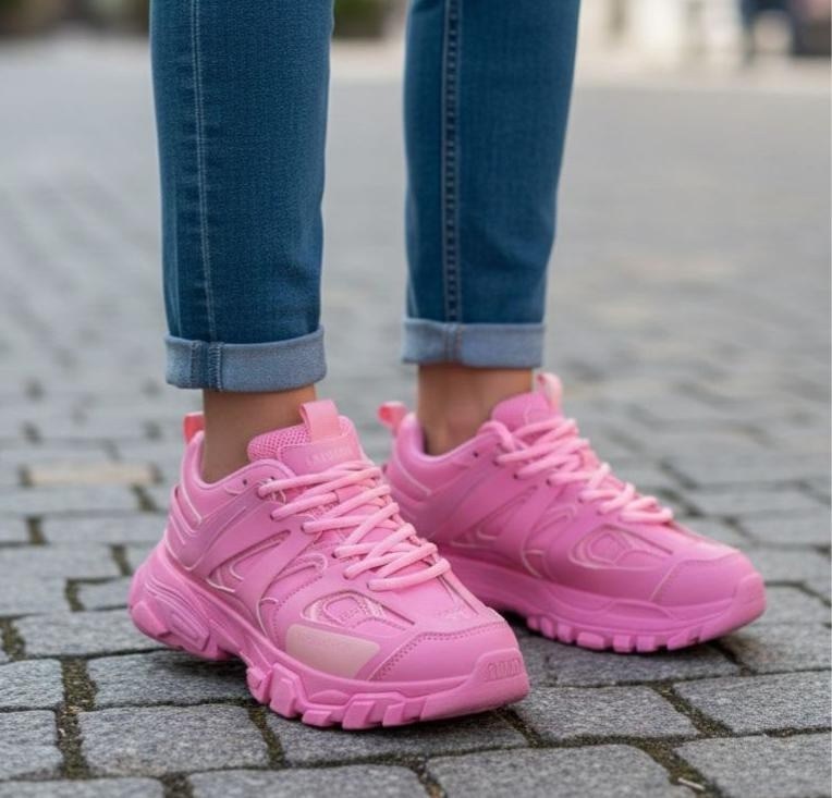 кроссовки balenciaga triple s розовые,розовые кроссовки,розовые женские кроссовки,кроссовки balenciaga balenciaga wmns triple s sneaker 'fluo pink' розовый,buffalo  розовые