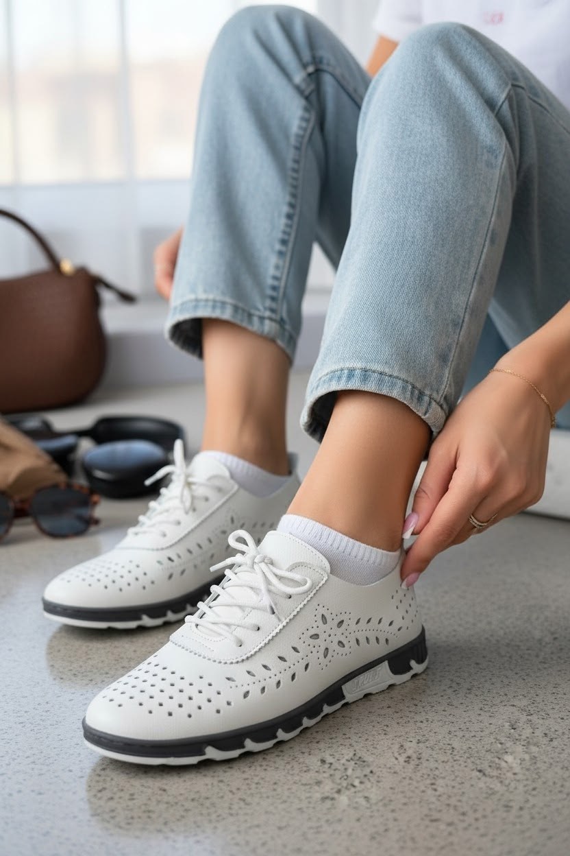 ,мокасины с перфорацией,кроссовки женскиe,кеды летние с перфорацией,женские белые кроссовки