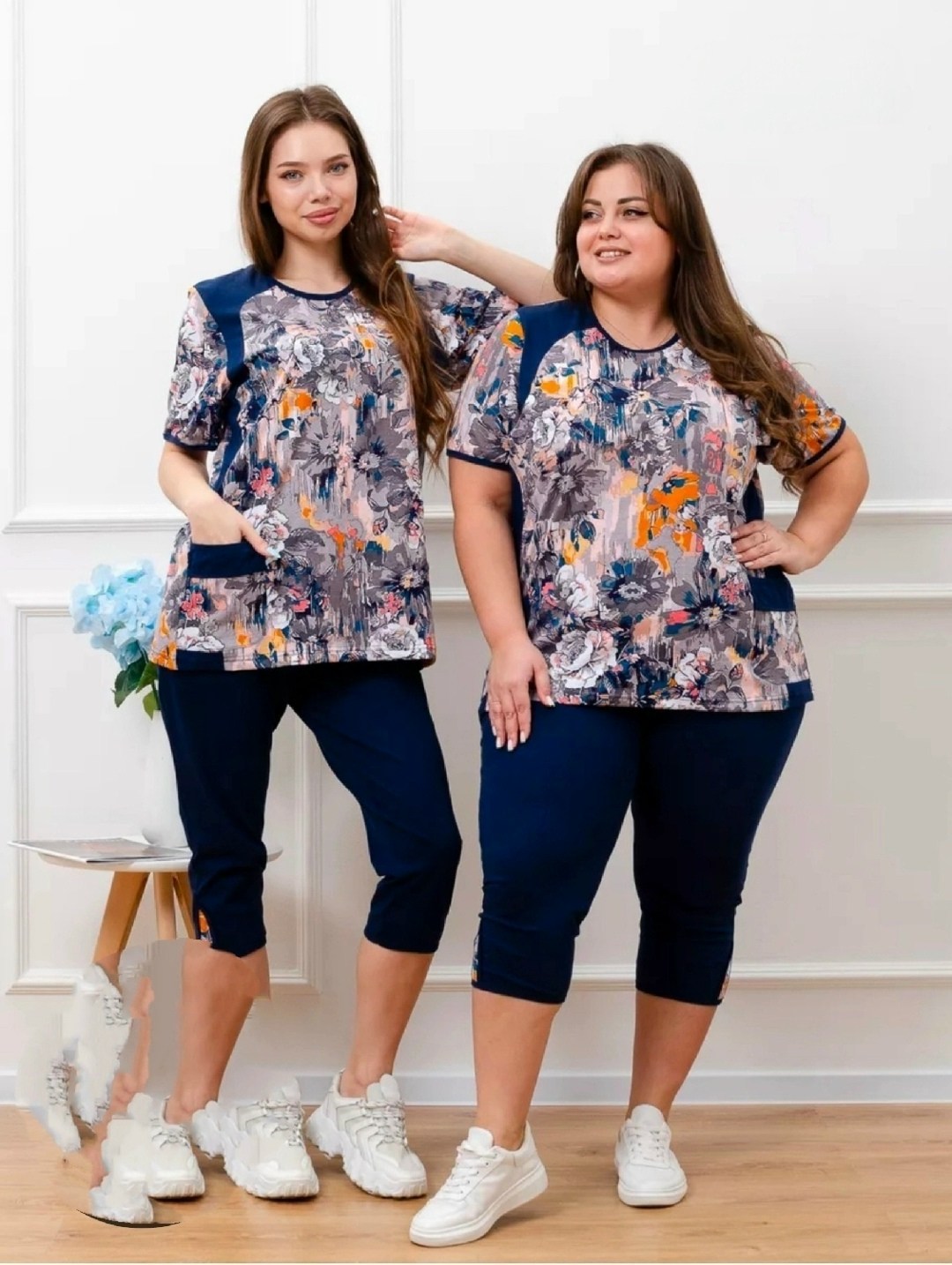 женский трикотажный костюм с бриджами,костюм с бриджами,костюм с бриджами женский,домашний костюм с бриджами большие размеры,костюм трикотажный женский