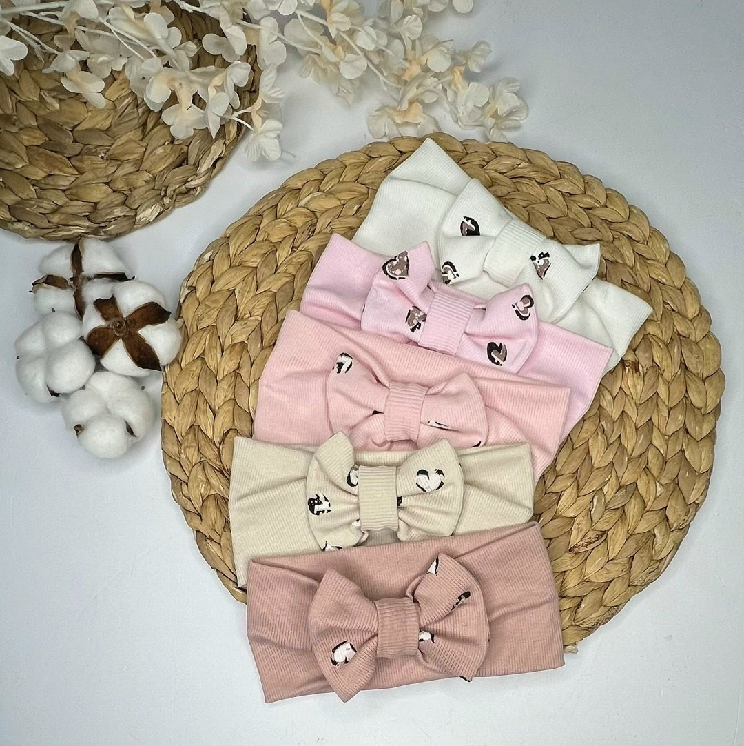 повязка на голову с бантом,повязка бант,детская повязка на голову,повязка для новорожденных,повязка на голову для новорожденного