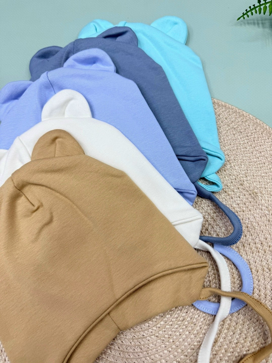 комплект чепчиков для новорожденных 2 шт с ушками stay forever,комплект чепчиков для новорожденных 2 шт с ушками stay forever 333401635,чепчик для новорожденного,шапочка для новорожденного чепчик для,