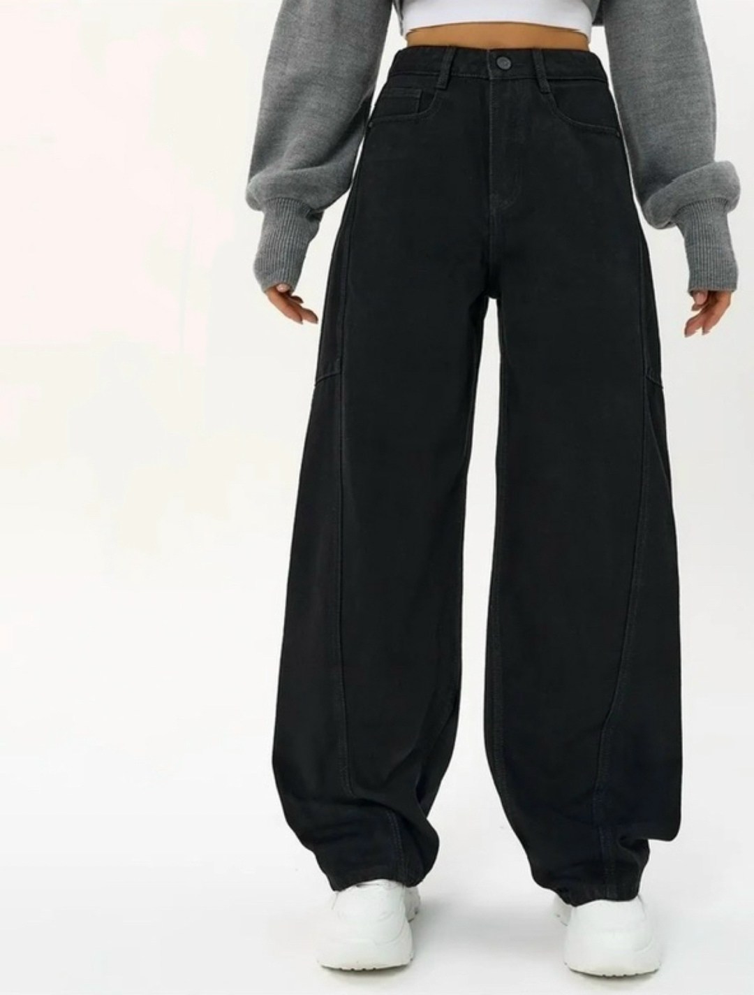 джинсы широкие чёрные,джинсы широкие,джинсы женские,джинсы трубы,джинсы черные