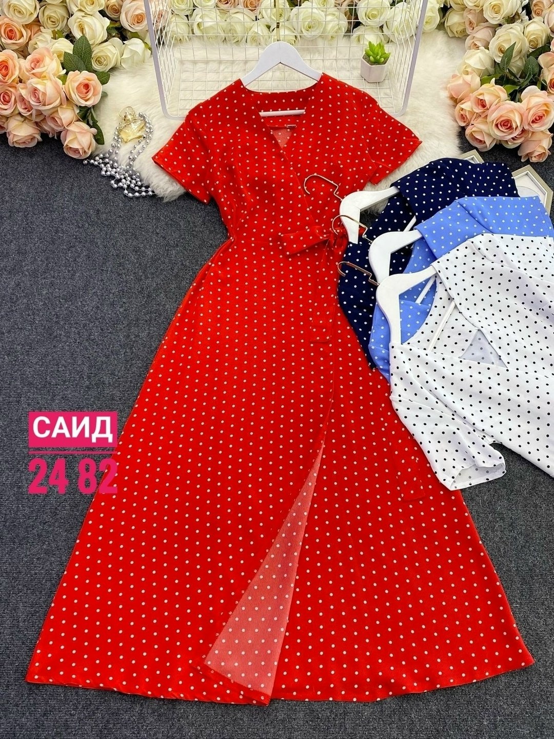 длинное платье в горошек,летнее длинное платье,летнее платье,платье длинное,женские длинные платья