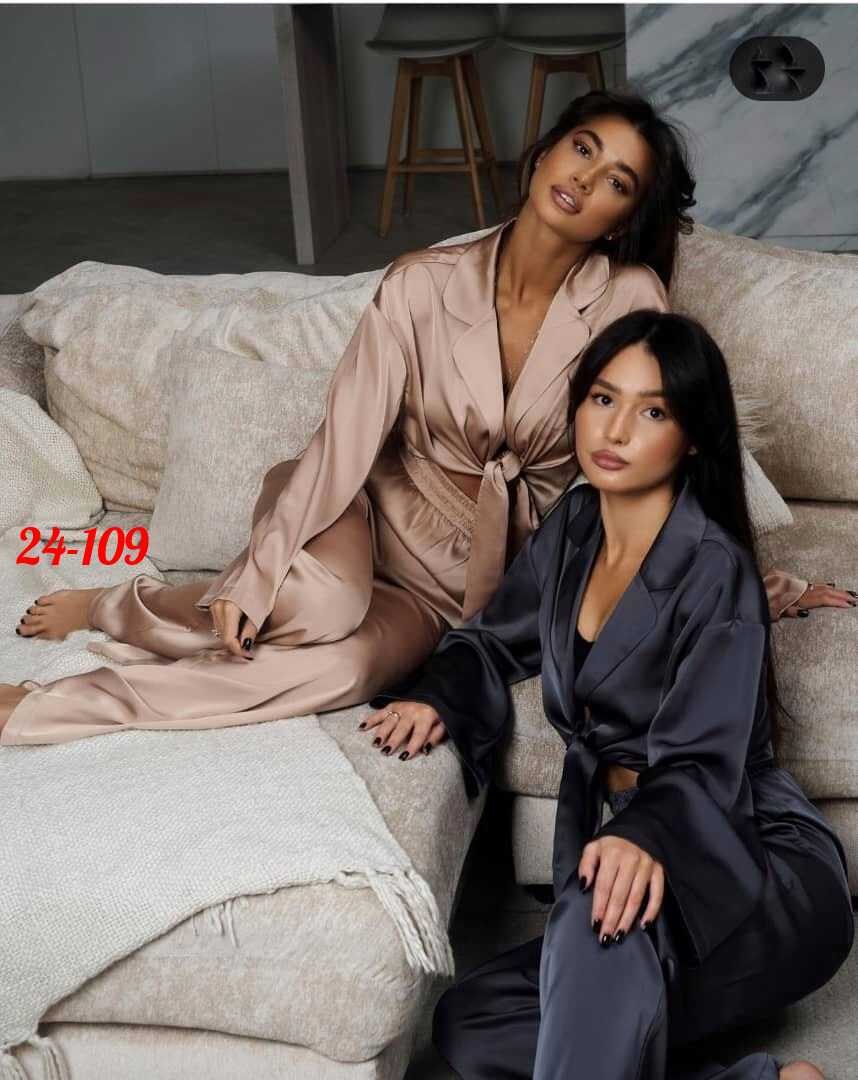 атласный костюм женский,шелковый костюм,шелковый костюм в пижамном стиле,брючный атласный костюм,костюм женский в пижамном стиле