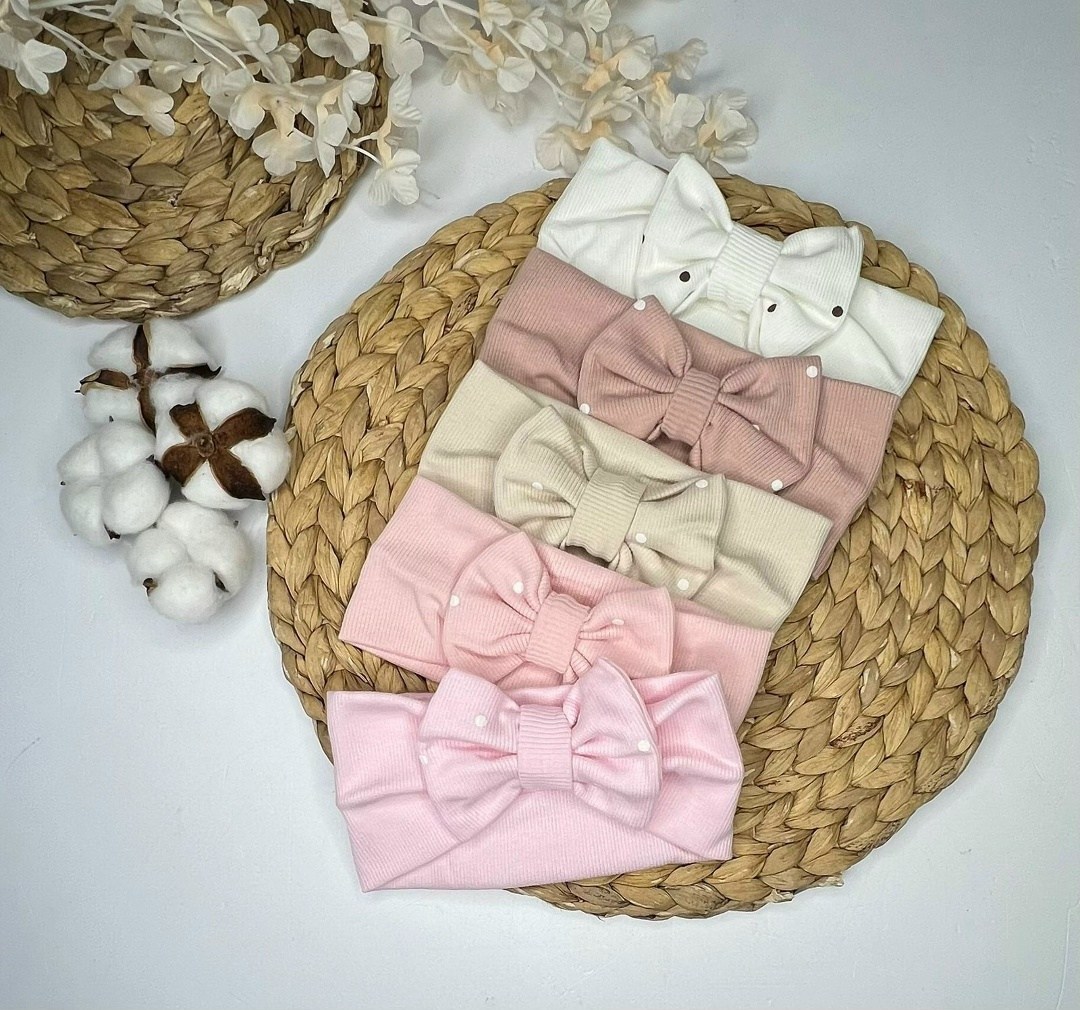 повязка на голову с бантом,повязка бант,детская повязка на голову,повязка для новорожденных,повязка на голову для новорожденного