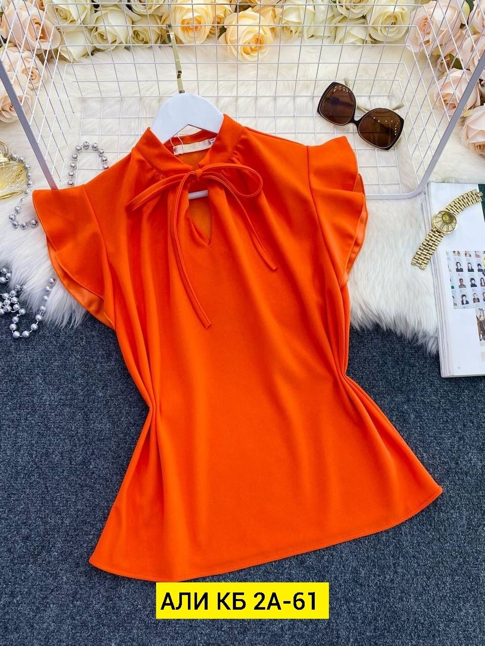 женская блузка,оранжевая женская блузка,нарядная блузка,оранжевая блузка,блузка женская модная