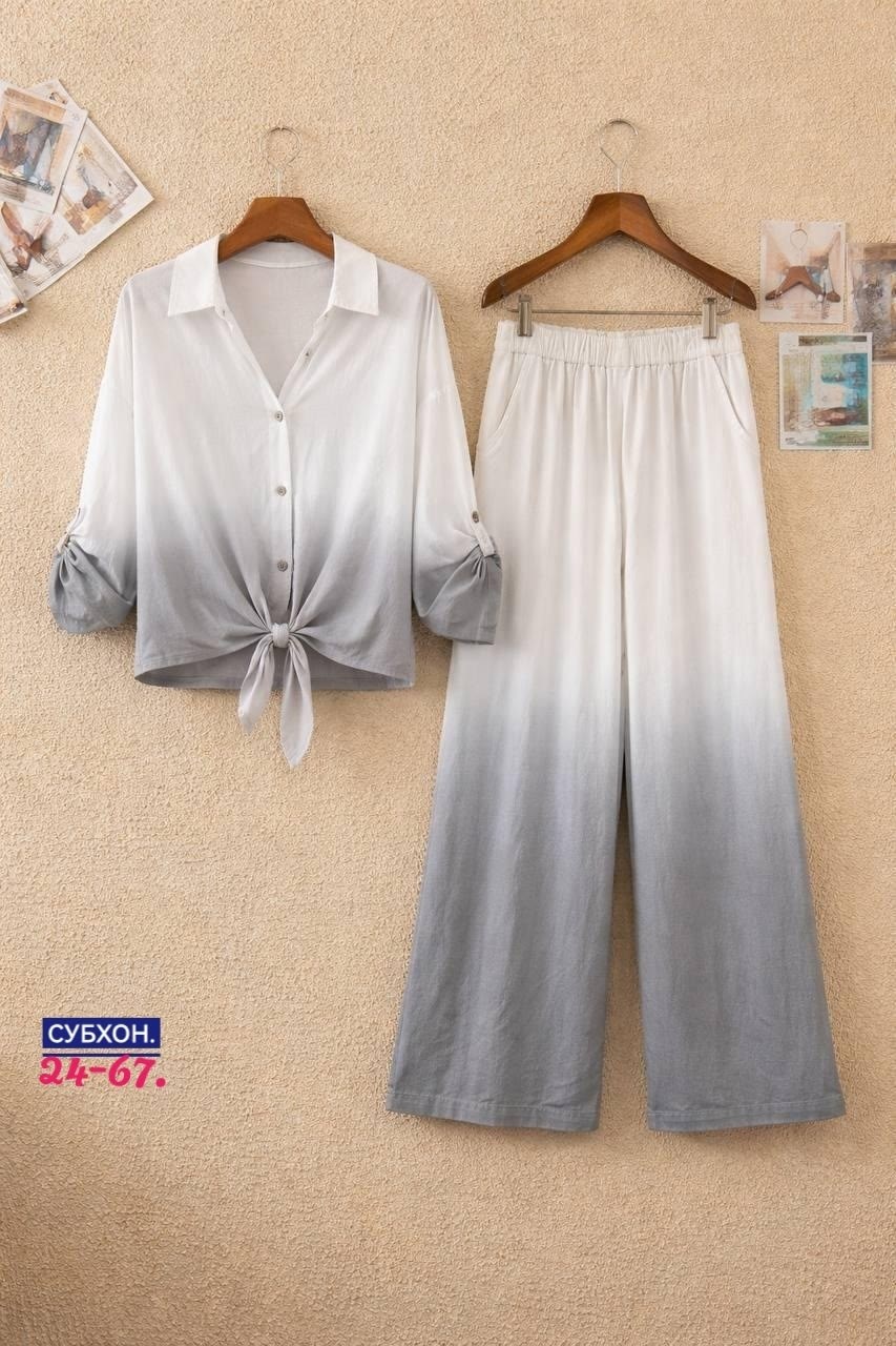 костюм с брюками,костюм льняной,льняные брюки,комплект одежды,бежевый брючный костюм