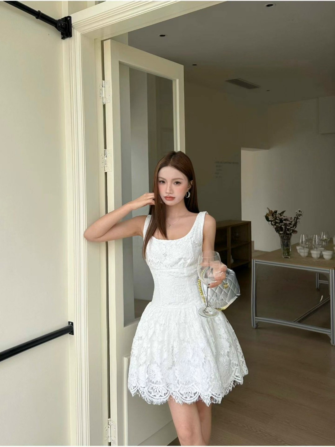 белое кружевное платье,кружевное платье,ажурное платье,платье в стиле,модное платье