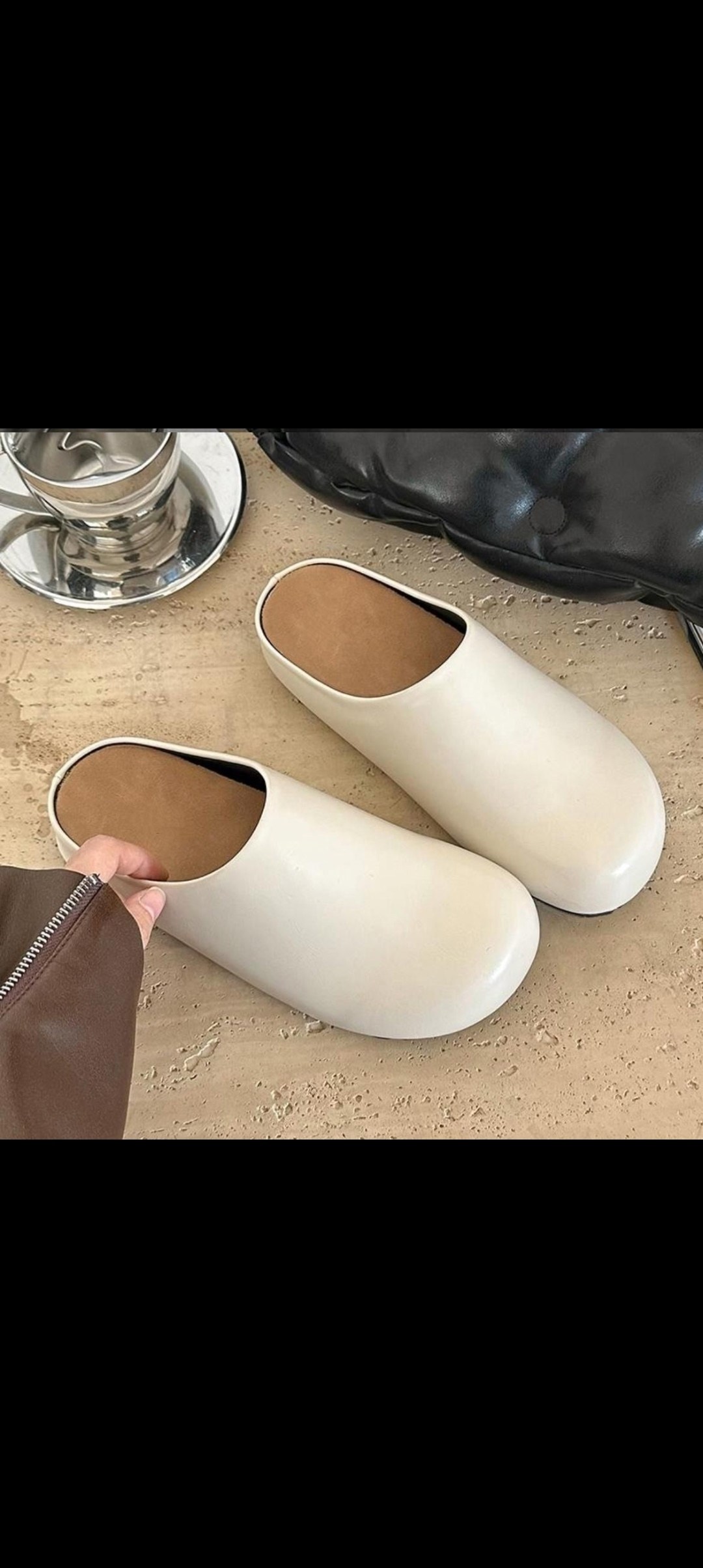 женские шлепанцы,,женские сабо,сабо белые закрытые,тапочки модные