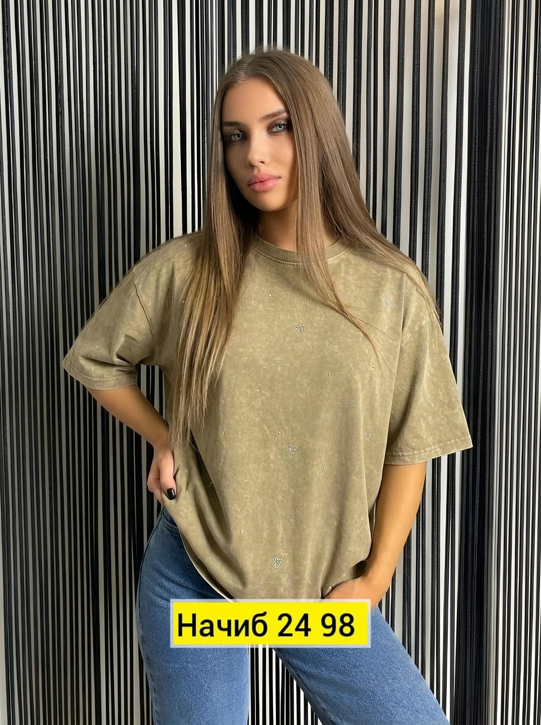 женская футболка,футболки женские оверсайз,женская футболка оверсайз со стразами,футболка женская оверсайз со стразами fineness,футболка оверсайз с