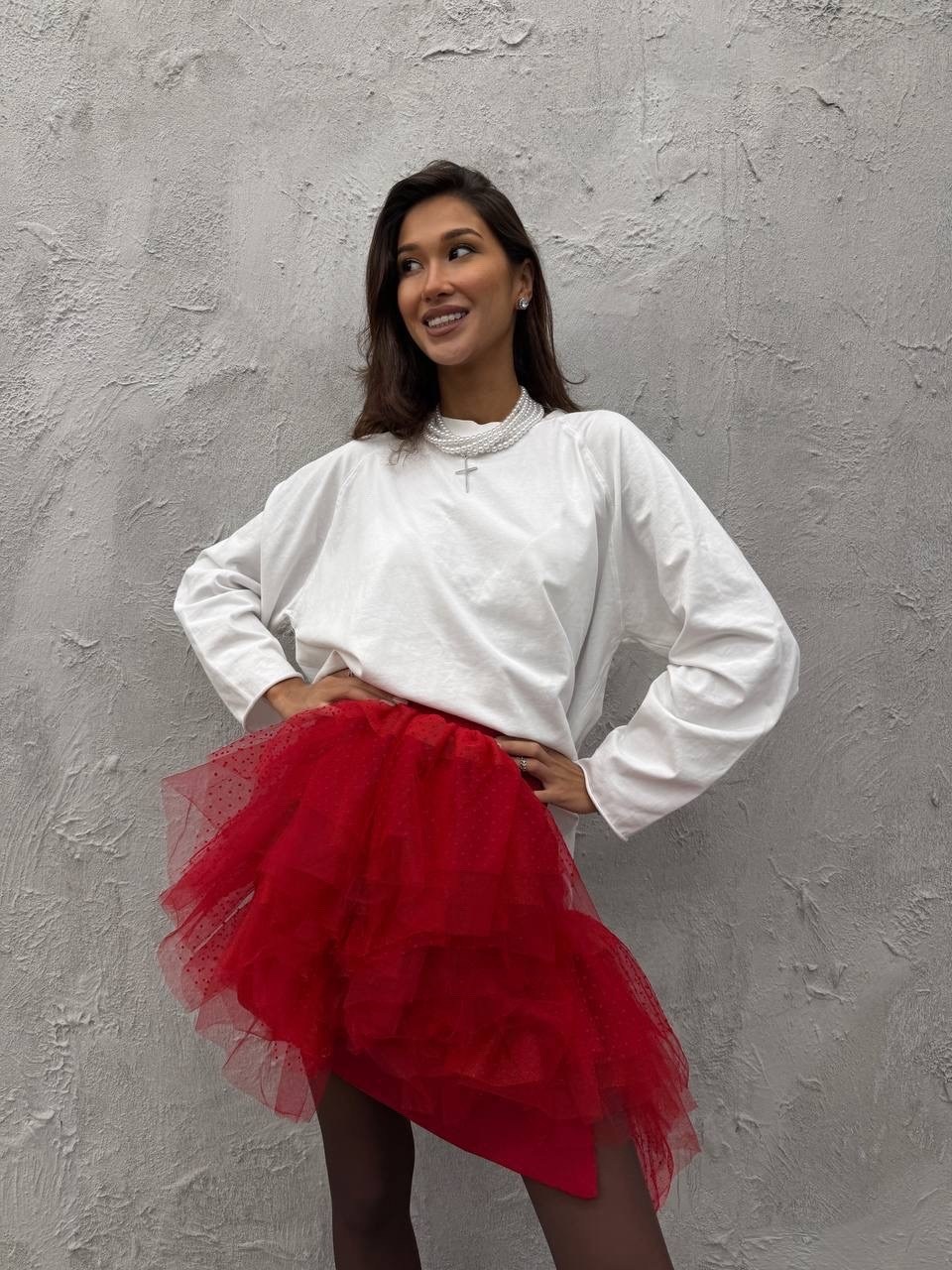 юбка,модная юбка,юбка пачка,женская кофта,многослойная юбка