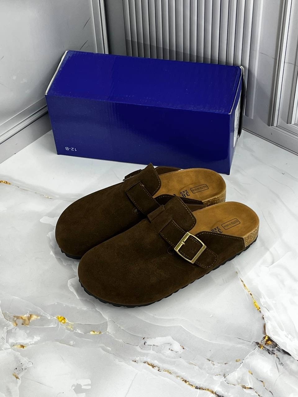 ,сабо birkenstock,женские birkenstock, повседневные,замшевые сабо