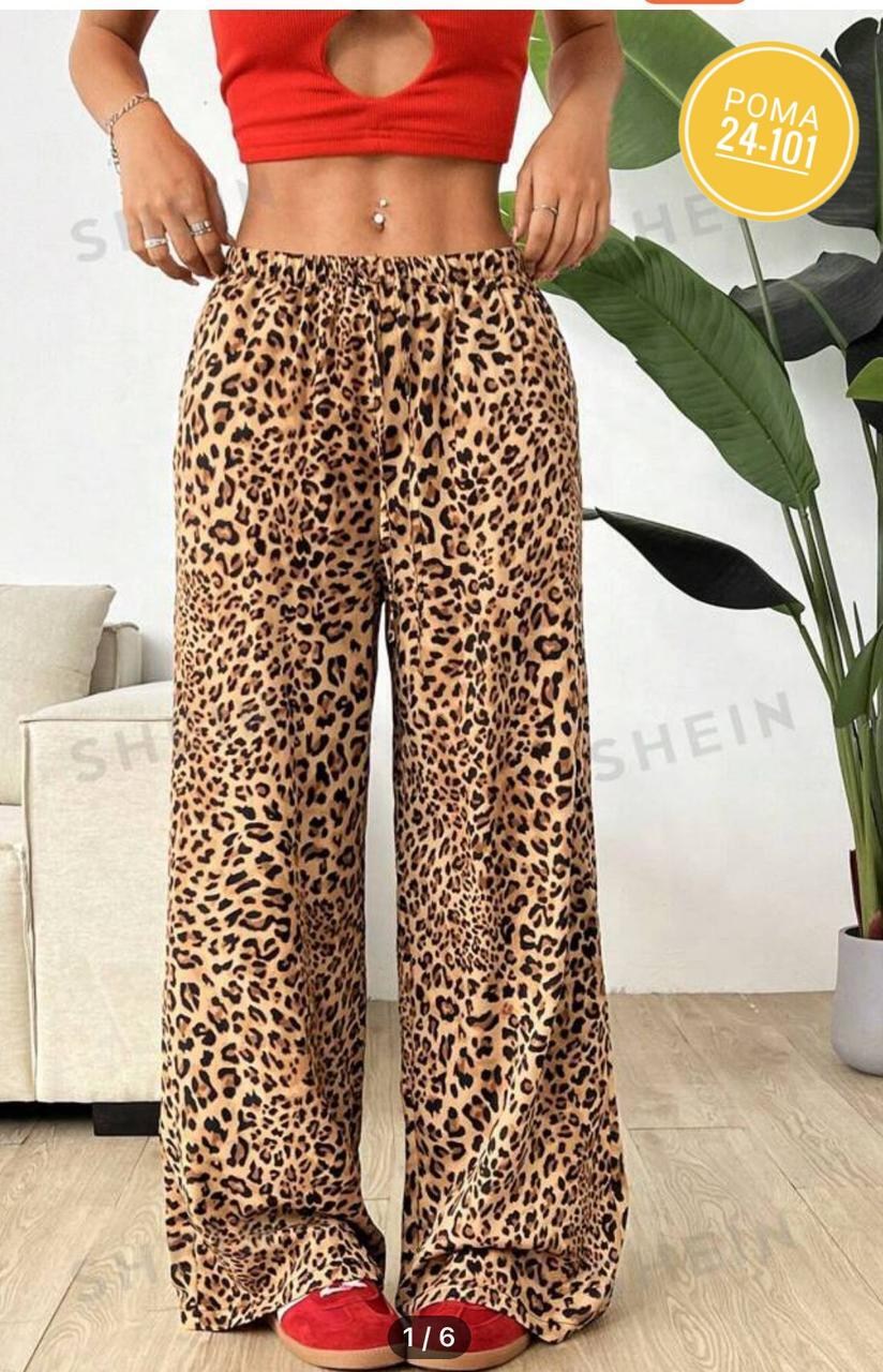 брюки chicever женские с леопардовым принтом,леопардовые брюки палаццо,женские широкие брюки twotwinstyle с леопардовым принтом и высокой талией,женские широкие брюки с леопардовым принтом,брюки прямо