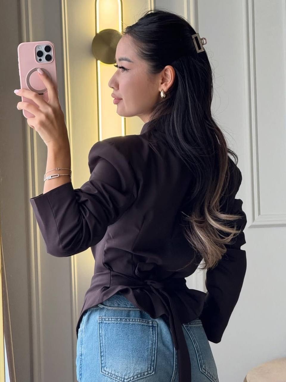 жакет с баской,пиджак и жакет,пиджак женский с баской,пиджак приталенный