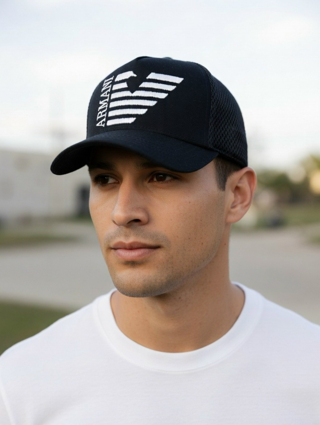 бейсболка emporio armani,бейсболка emporio armani синий,стильная бейсболка,мужская бейсболка,брендовая бейсболка