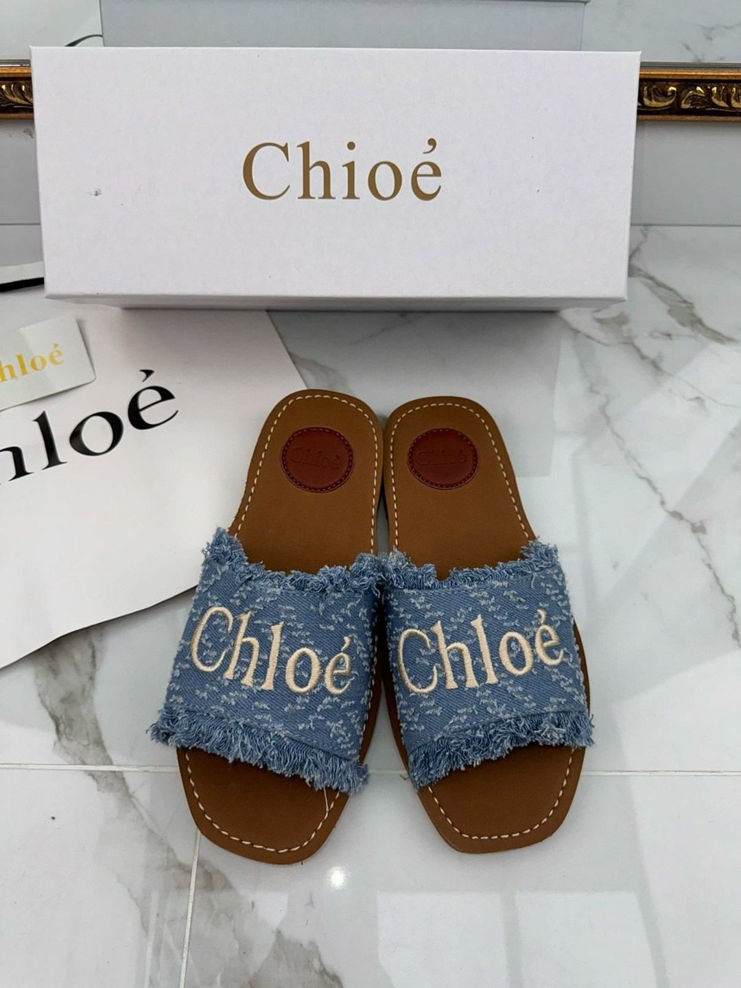 тапочки chloe,,шлепанцы chloe,тапочки женские в стил chloe,шлепанцы женские