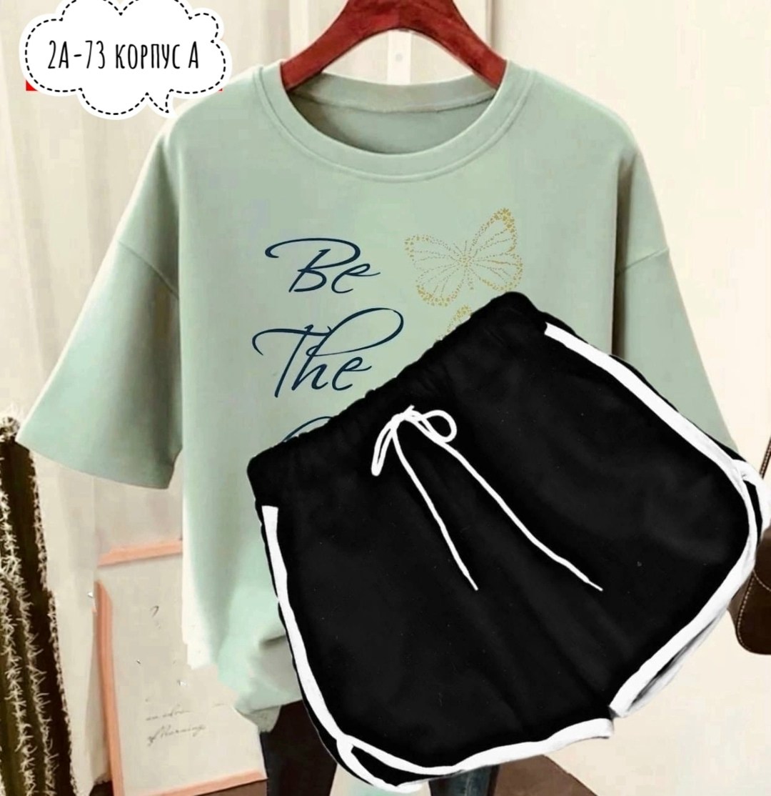 костюм шорты футболка,одежда женская,костюм с шортам,пижама женская,женские костюмы