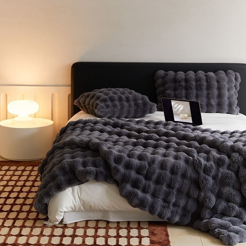 покрывало плед,плед из искусственного меха,плед меховой,плед двусторонний,плед искусственный мех