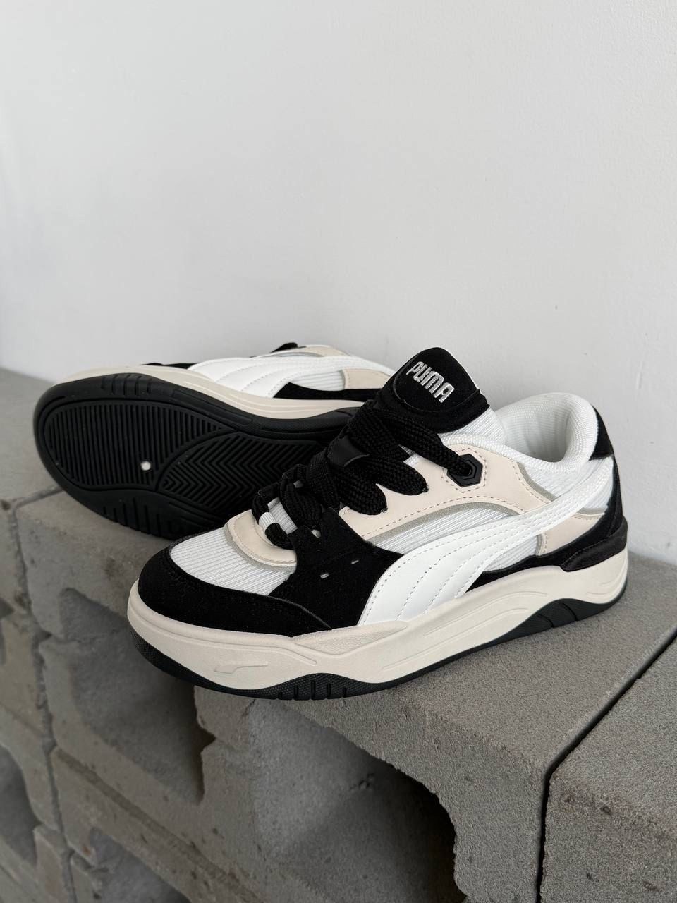 кроссовки 180 puma цвет puma white/puma black,кроссовки puma,кроссовки puma 180,кроссовки puma 180 цвет puma white/puma black артикул 9931758,кроссовки