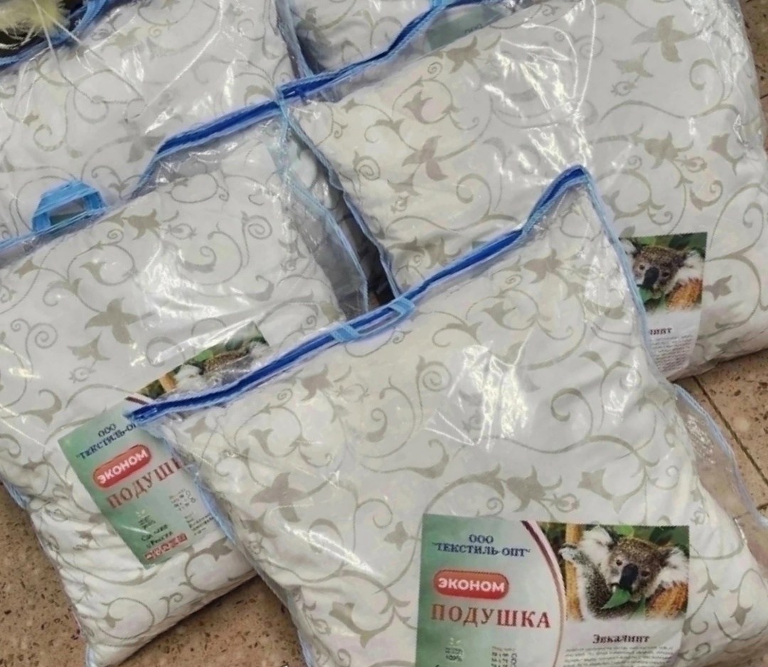 подушка эконом,подушки ,подушка лебяжий пух 70,подушка лебяжий пух,подушка ортопедическая 50*70 см, иск. лебяжий пух адель