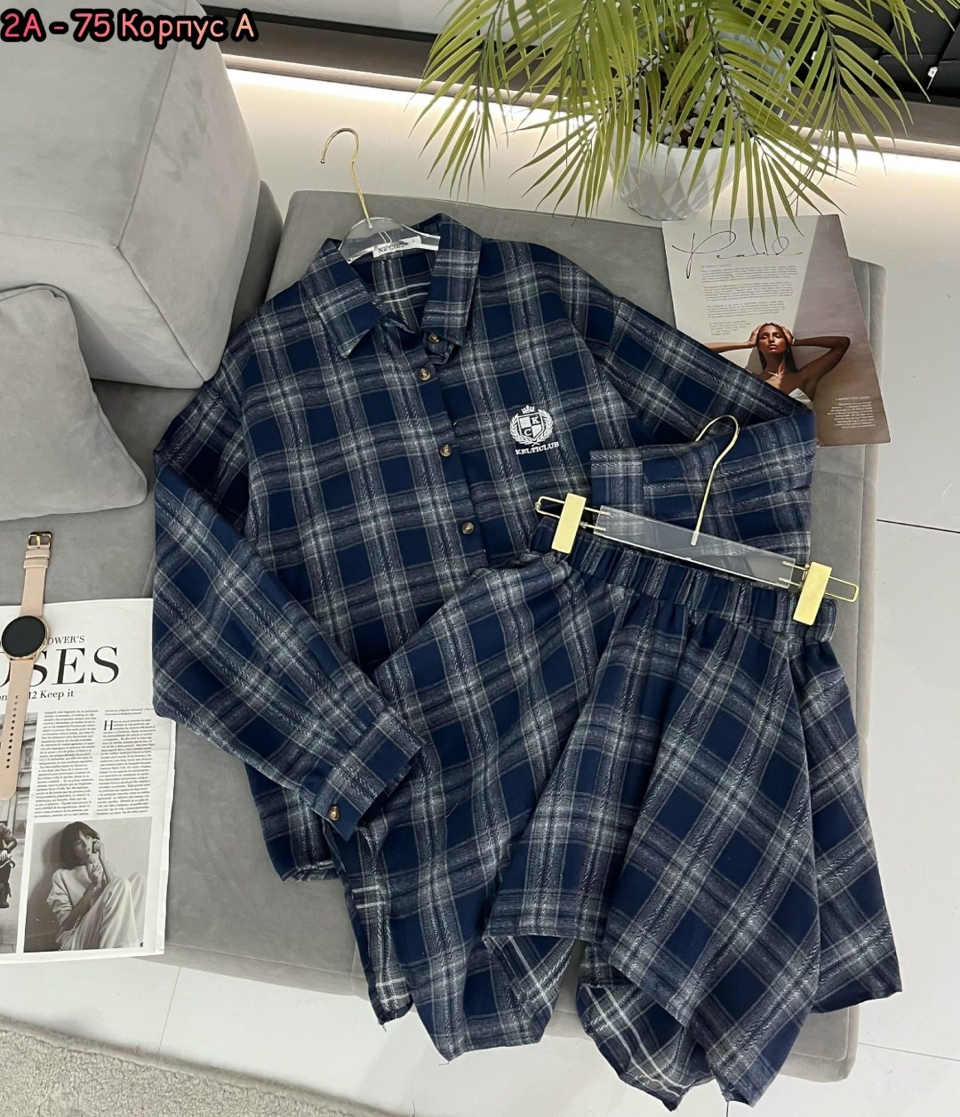 костюм с юбкой в клетку,костюм с юбкой и рубашкой в клетку,костюм в клетку,костюм с юбкой и рубашкой,женский костюм