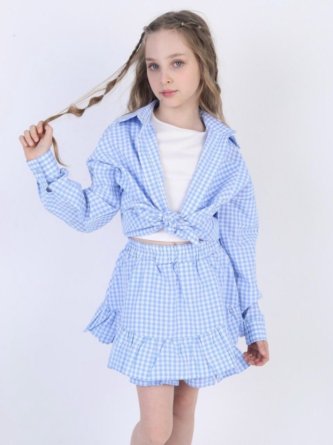 летний костюм для девочек,одежда для девочек,костюм тройка с юбкой,комплект одежды девочке,костюм для девочек