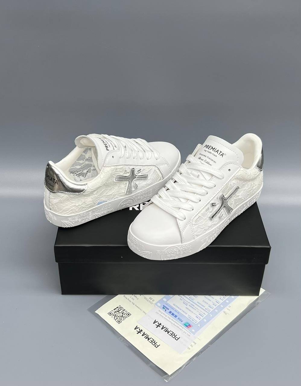 ,кроссовки premiata,женские кроссовки,кроссовка мужской,белые кроссовки