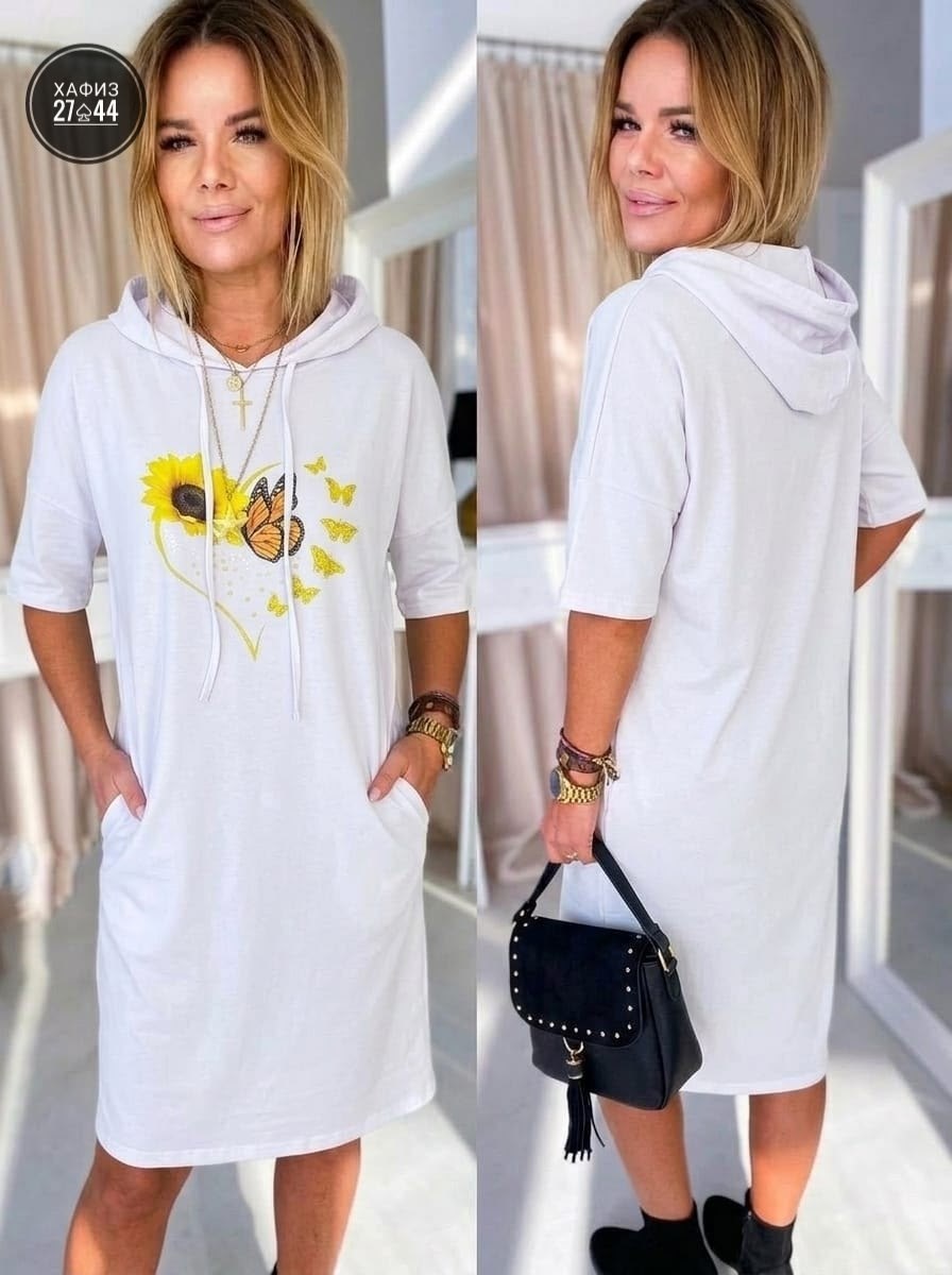 платье женской,модное платье,платье туника,трикотажное платье,платье спортивное с капюшоном
