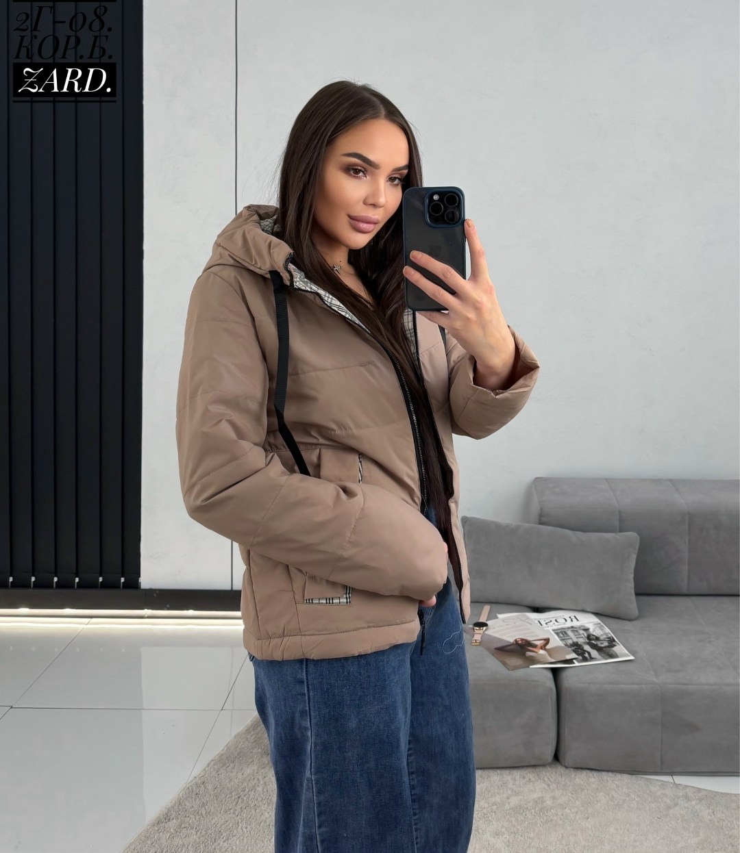 куртка женская весенняя с капюшоном короткая парка мята jozzy,куртка женская,куртка женская весенняя,женская демисезонная куртка,куртка демисезонная