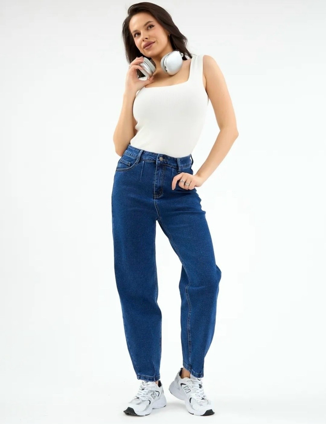 джинсы мом женские,женские джинсы с высокой посадкой мом фит,джинсы женские,джинсы женский lova's blue jeans темно-синий бананы,прямые джинсы женские