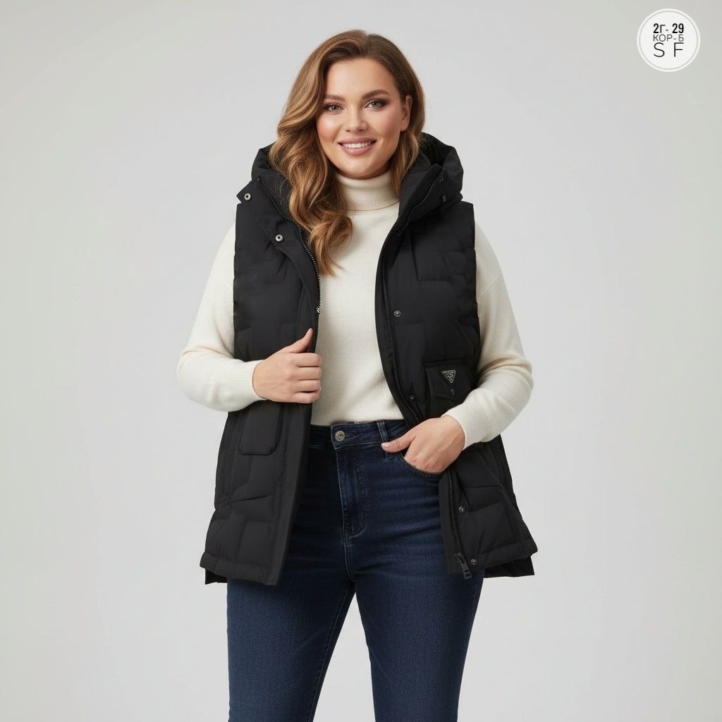 жилетка женская,жилет женский,жилет,жилетка на синтепоне,теплый жилет