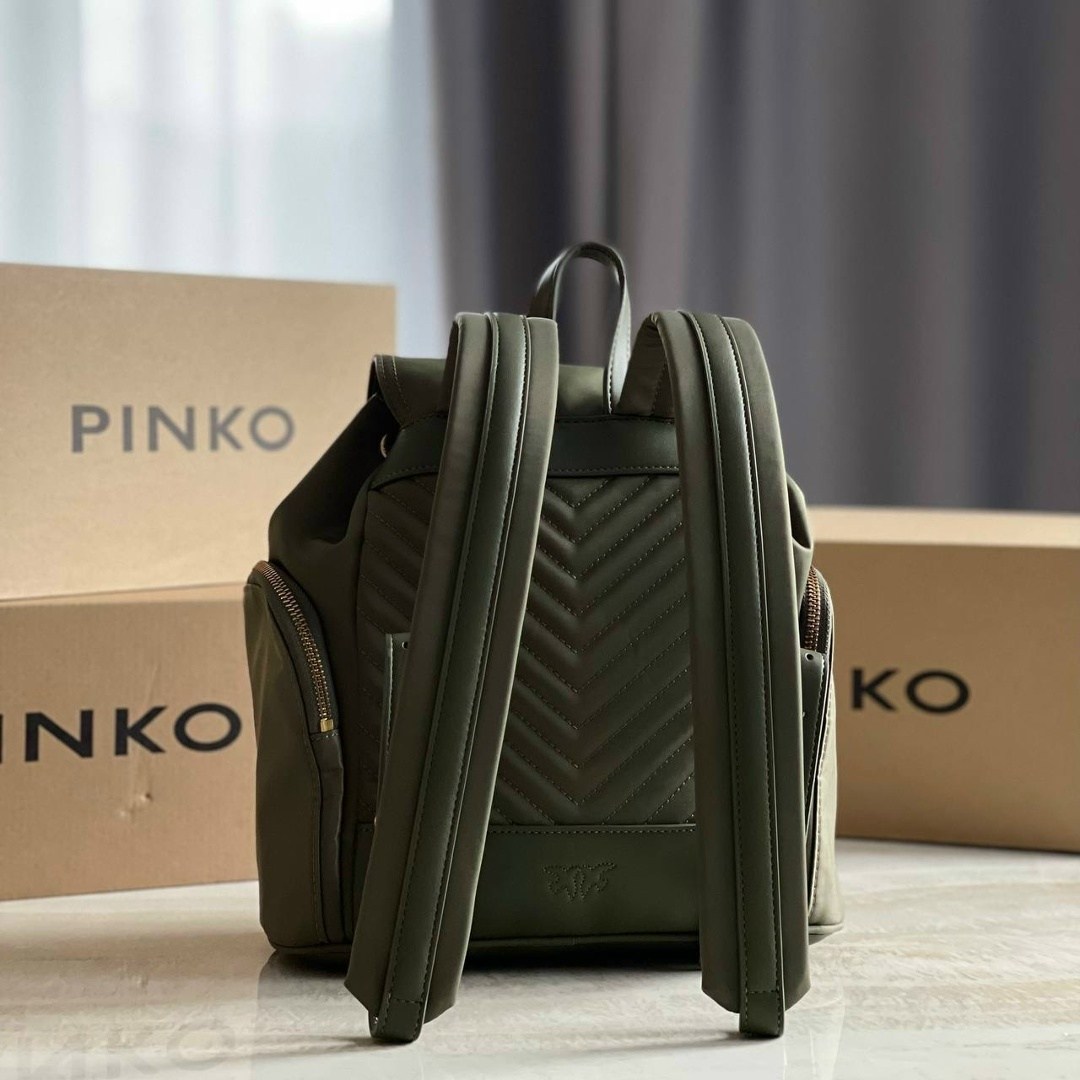 рюкзак женский pinko,рюкзак женский pinko love recycled оливковый,рюкзак pinko,рюкзак женские,рюкзак женский pinko love recycled чёрный